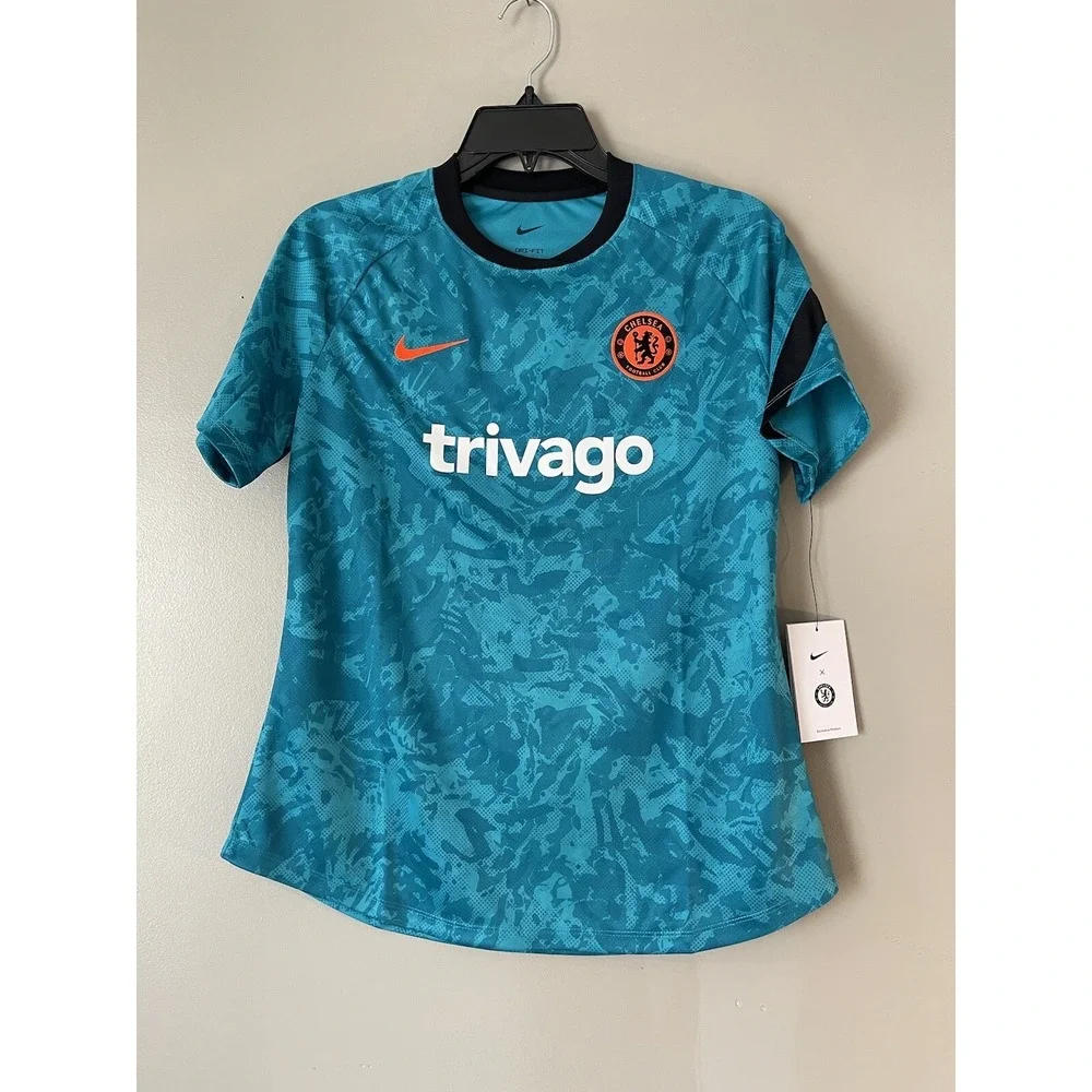 Nike Chelsea Football Club English Premier Women's Jersey Soccer Teal  M New